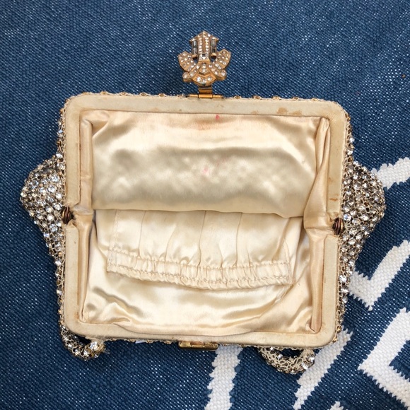 1940s/50s rhinestone evening bag